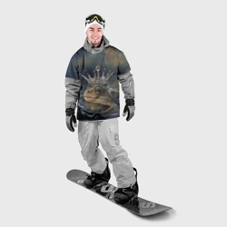 Накидка на куртку 3D Акварельная Царевна-лягушка и капля - фото 2