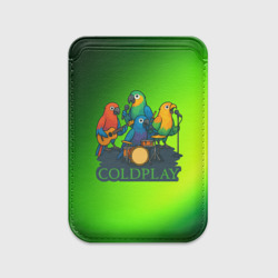 Картхолдер Magsafe магнитный Coldplay группа из попугаев