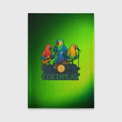 Обложка для автодокументов Coldplay группа из попугаев
