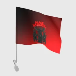 Флаг для автомобиля Black Sabbath летучие мыши