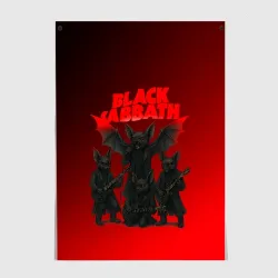 Постер Black Sabbath летучие мыши