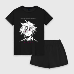 Женская пижама с шортиками хлопок Мелиодас Семь смертных грехов