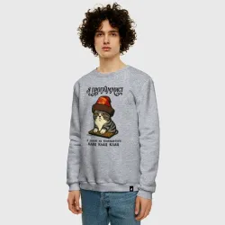 Мужской свитшот хлопок Русский стиль - программист - фото 2