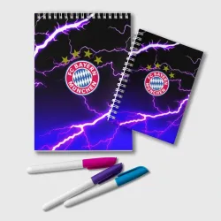 Блокнот Bayern Mnchen молнии шторм