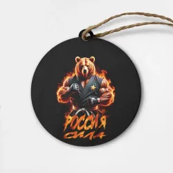 Деревянная игрушка круг Россия сила