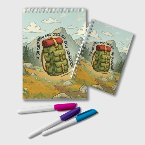 Блокнот Рюкзак Непоходницы