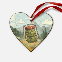 Деревянная игрушка Сердце Рюкзак Непоходницы