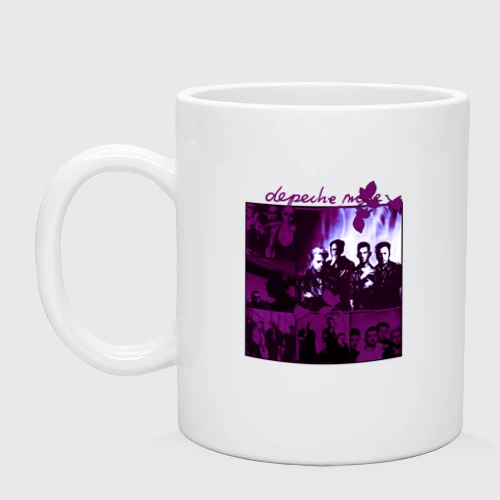 Кружка керамическая Depeche Mode in violet