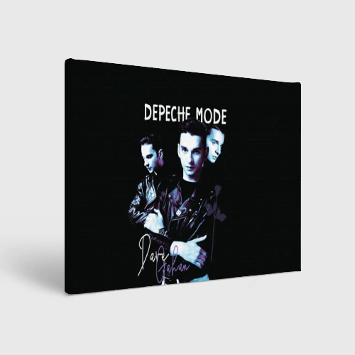 Холст прямоугольный Dave Gahan Depeche Mode rose