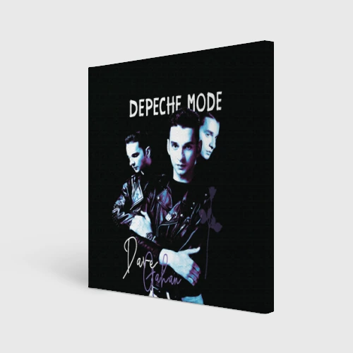Холст квадратный Dave Gahan Depeche Mode rose