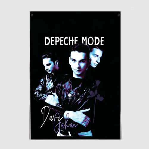Постер Dave Gahan Depeche Mode rose