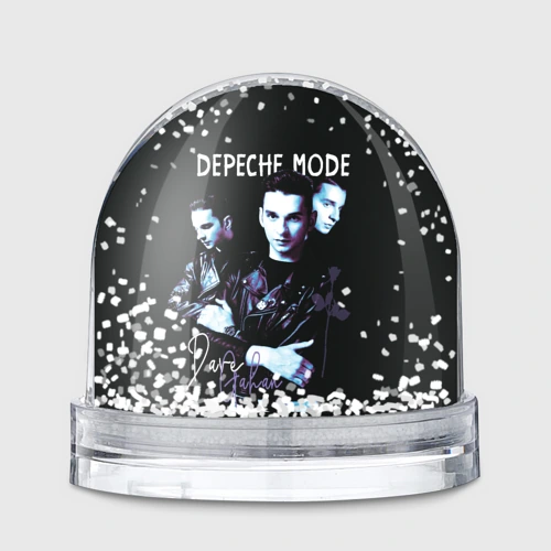 Игрушка Снежный шар Dave Gahan Depeche Mode rose