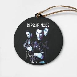 Деревянная игрушка круг Dave Gahan Depeche Mode rose