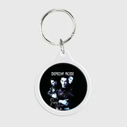 Брелок круглый Dave Gahan Depeche Mode rose