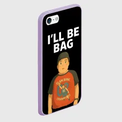 Чехол для iPhone 5/5S матовый I`ll be bag мем - фото 2