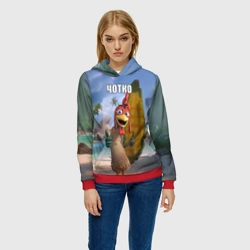 Женская толстовка 3D Мем чотко Цыпа Джо - фото 2