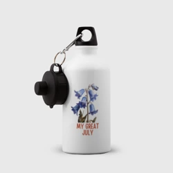 Бутылка спортивная My great july - колокольчики - фото 2