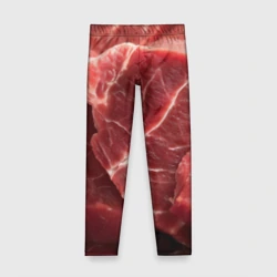 Детские леггинсы 3D Текстура мяса
