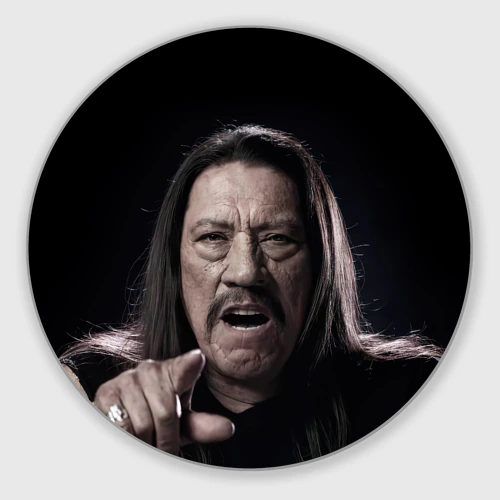 Круглый коврик для мышки Danny Trejo