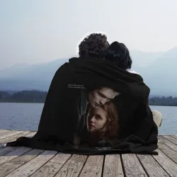 Плед 3D Белла и Эдвард: lion fell in love with the lamb meme - фото 2