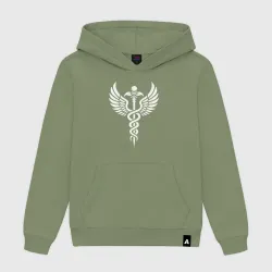 Мужская толстовка хлопок Крылатый кадуцей
