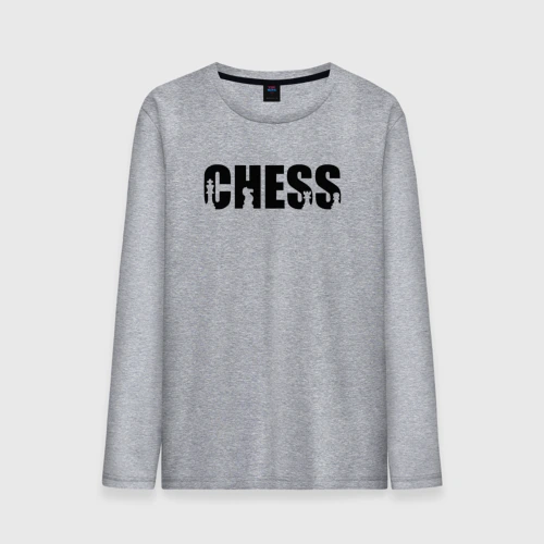 Мужской лонгслив хлопок Chess player