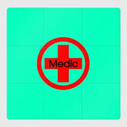 Магнитный плакат 3Х3 Medic
