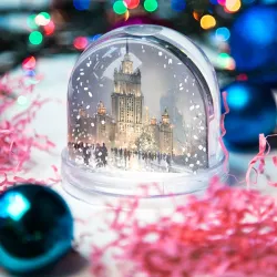 Игрушка Снежный шар Зимняя Москва - фото 2