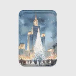Картхолдер Magsafe магнитный Новый год в Москве