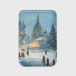 Картхолдер Magsafe магнитный Новогодняя елка в Москве