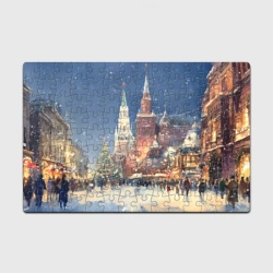 Головоломка Пазл магнитный 126 элементов Новый год - Москва