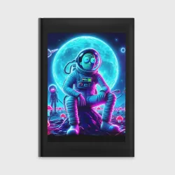 Ежедневник Rick and Morty on a neon planet - ai art fantasy