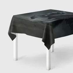 Скатерть 3D Черный пегас 
