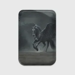 Картхолдер Magsafe магнитный Черный пегас 
