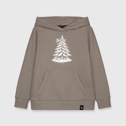 Детская толстовка хлопок Новогодняя елка с подарками
