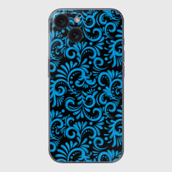 Чехол для iPhone 15 силиконовый с защитой камеры Традиционный славяно-русский стиль