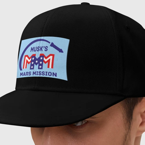 Кепка снепбек с прямым козырьком Миссия Марс