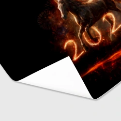 Бумага для упаковки 3D Огненная лошадь 2026 - фото 2