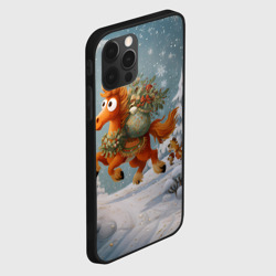 Чехол для iPhone 12 Pro Новогодняя лошадка с большими глазами - фото 2
