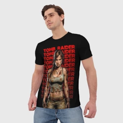 Мужская футболка 3D Lara Croft - расхитительница гробниц - фото 2