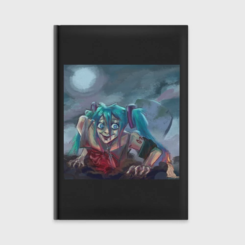 Ежедневник Halloween Miku zombie