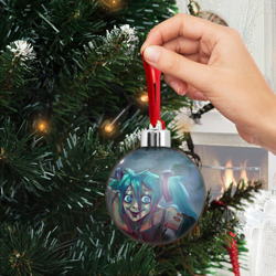 Ёлочный шар Halloween Miku zombie - фото 2