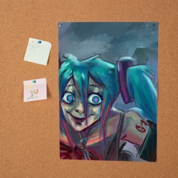 Постер Halloween Miku zombie - фото 2