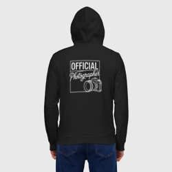 Мужская толстовка на молнии хлопок Официальный фотограф - фото 2