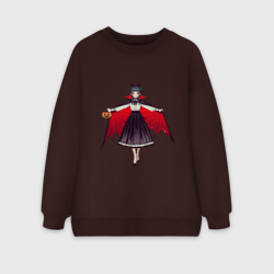 Женский свитшот oversize без начеса хлопок МаоМао на Хэллоуин - Монолог Фармацевта