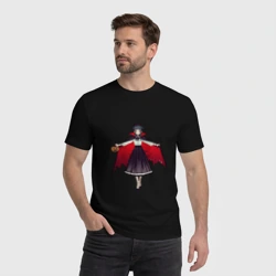 Мужская футболка хлопок МаоМао на Хэллоуин - Монолог Фармацевта - фото 2