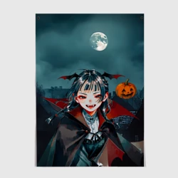 Постер Вампирша МаоМао - Монолог Фармацевта аниме Хэллоуин