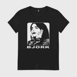 Женская футболка хлопок Bjork