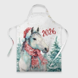 Фартук 3D Лошадь символ 2026 года