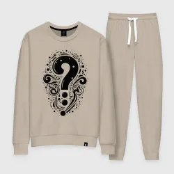 Женский костюм хлопок Тайна в деталях